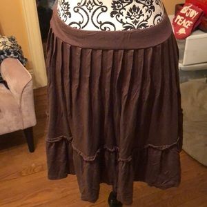 BCBG chocolate skirt